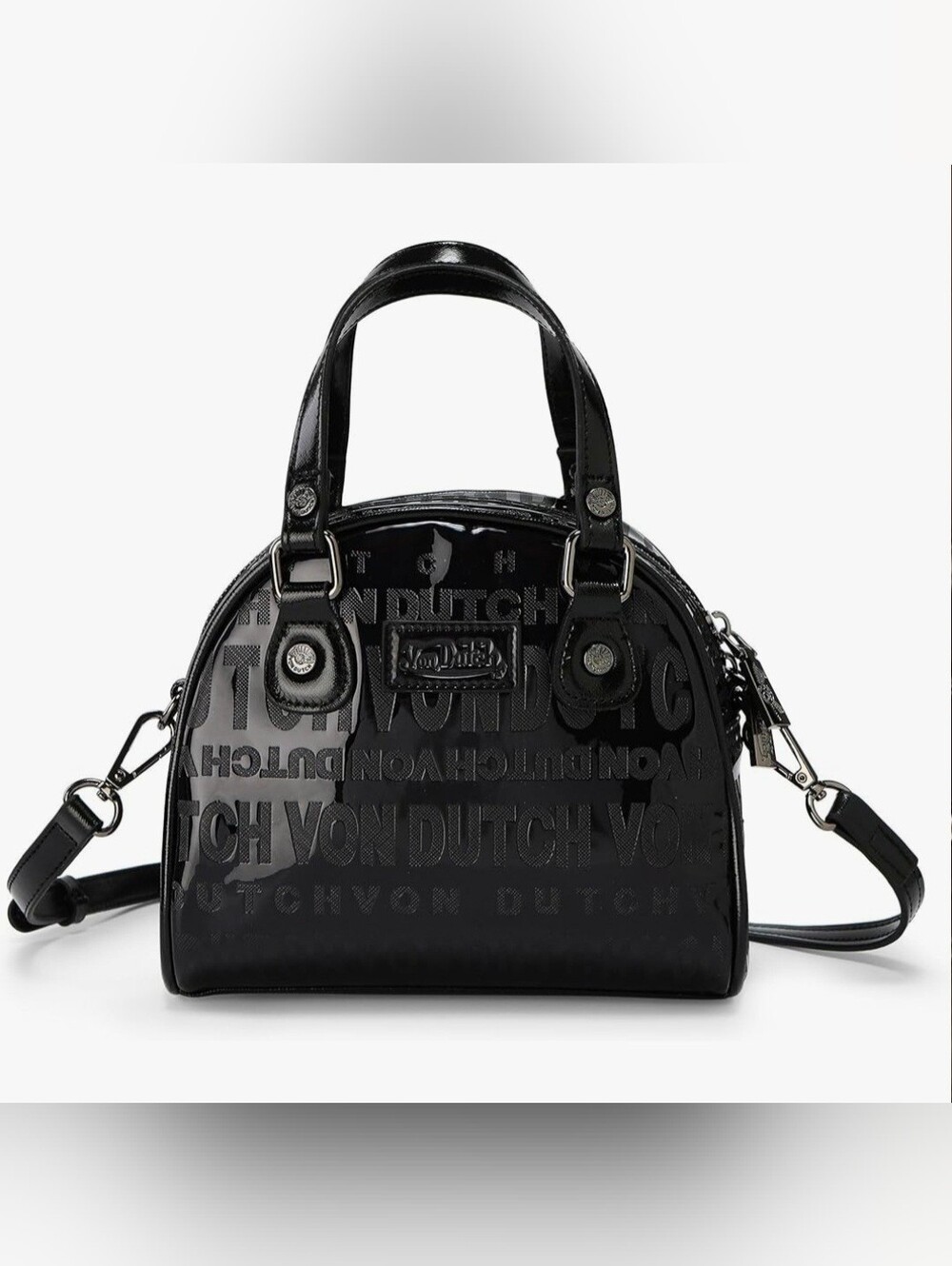 Von Dutch Black Onyx Reflective Bowling Bag 🖤